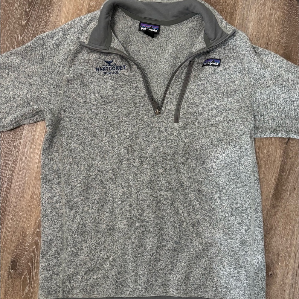 Patagonia Half-Zip Gray Sweater